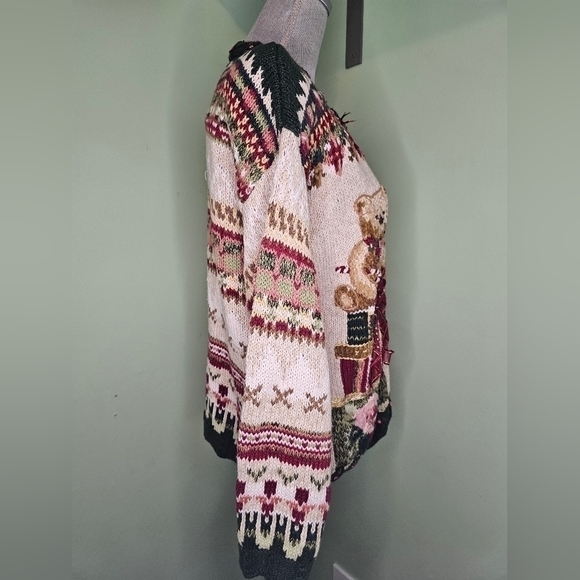 Fashion Bug Ugly Christmas sweater women's large teddy bear - Picture 5 of 6